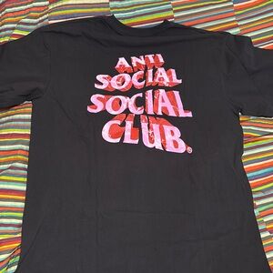 Antisocial, Social Club graphic logo T-shirt, size 2XL brand new 100% authentic